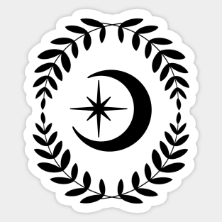 Crescent Moon Sticker